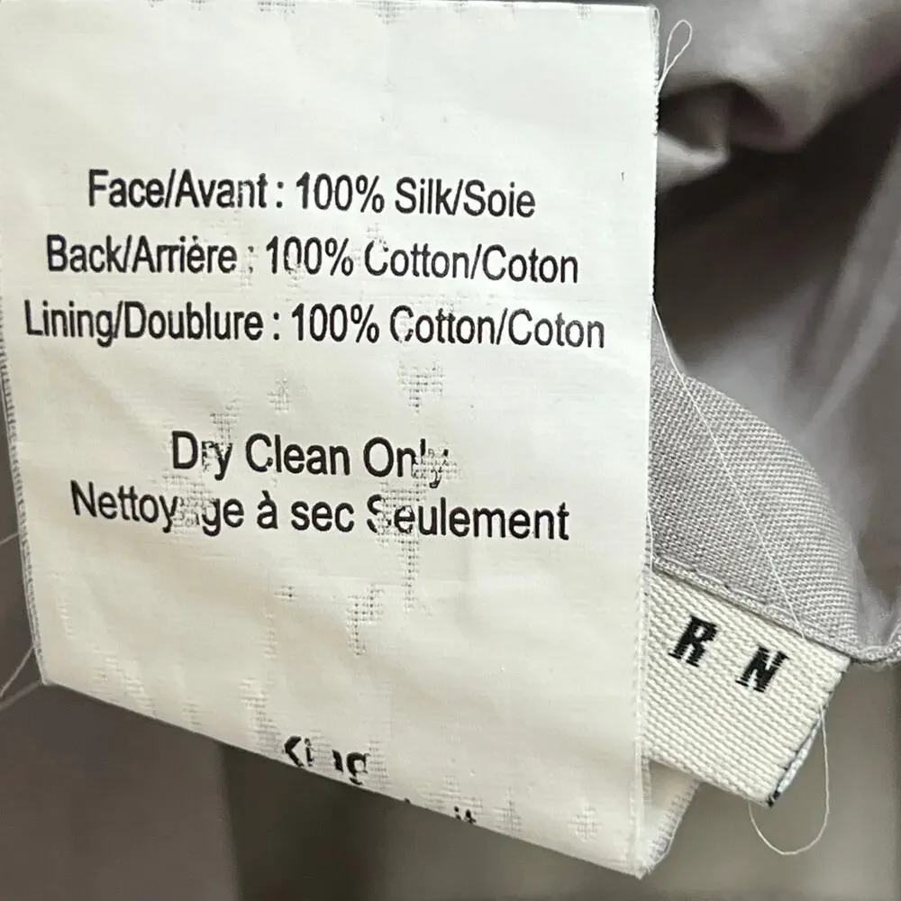 Pottery Barn Anna Luxurious Mulberry Silk Duvet Cover and 2 Standard Shams